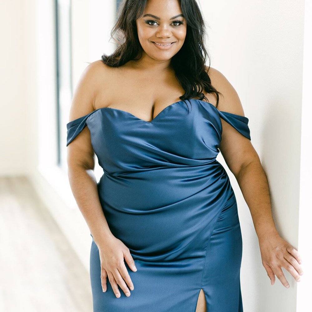 Revelry - Ariel Convertible Satin Dress